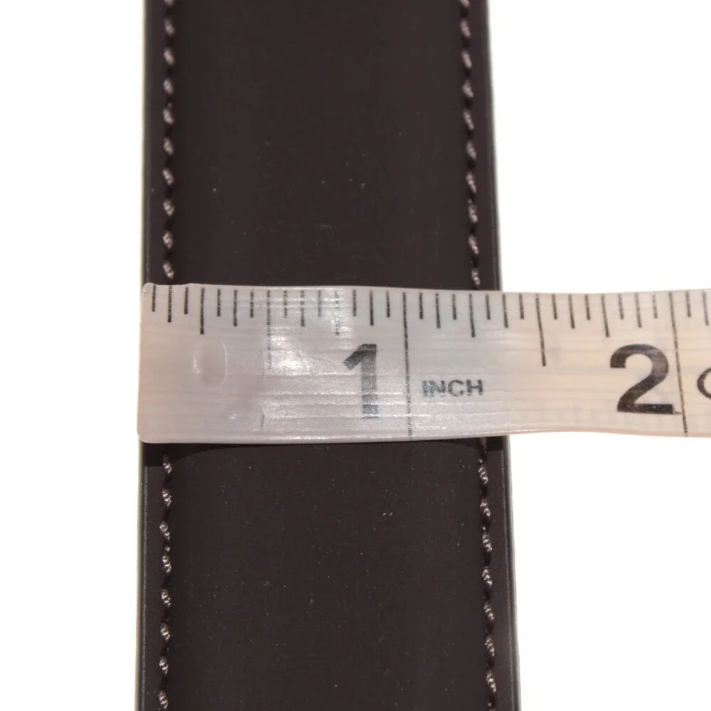 Di Bianco NWT Cut to Size Dress Belt In Solid Brown Leather One Size